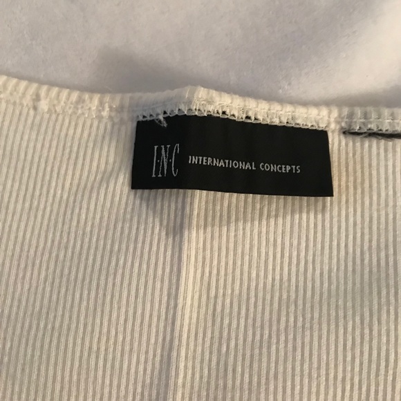 White Tank Top with Rhinestone City Girl - Picture 4 of 4